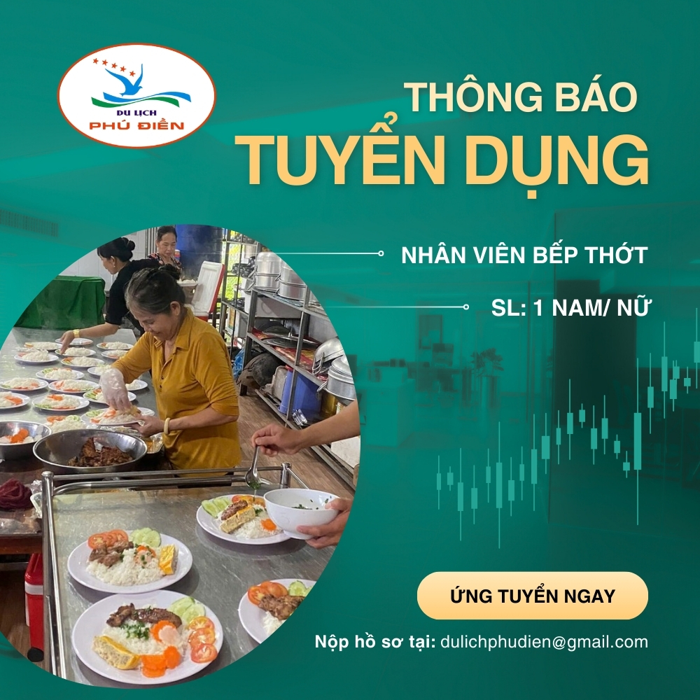 Tuyển Dụng Nhân Viên Bếp Thớt