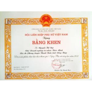 Giấy chứng nhận, bằng khen