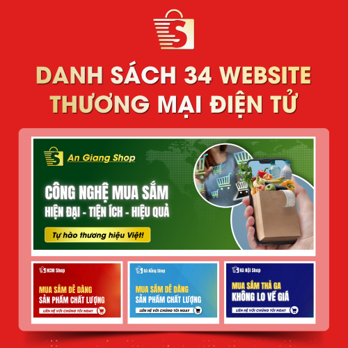 Danh Sách Website TMĐT Của 34 Tỉnh Thành Việt Nam