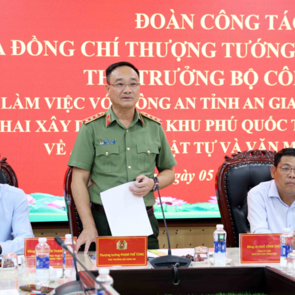Xây Dựng Đặc Khu Phú Quốc Thành Đơn Vị Kiểu Mẫu Về ANTT Và Văn Minh Đô Thị