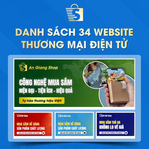 Danh Sách Website TMĐT Của 34 Tỉnh Thành Việt Nam