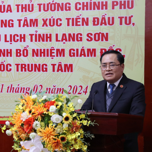 Công Bố Quyết Định Thành Lập Trung Tâm Xúc Tiến Đầu Tư, Thương Mại Và Du Lịch Tỉnh Lạng Sơn