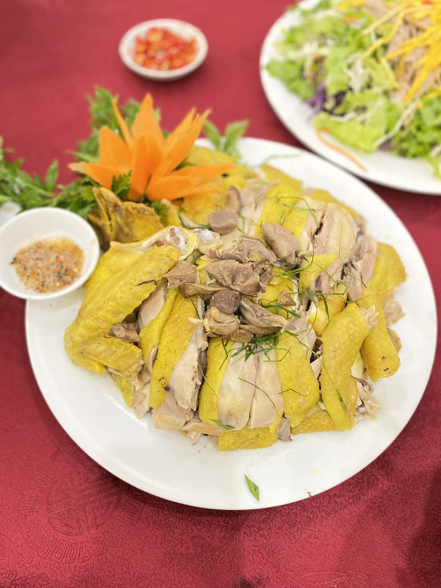 1.2 Thực đơn tại Nhà hàng Sen Vàng