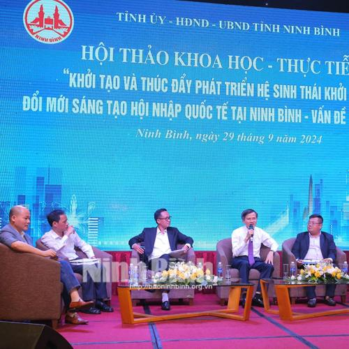 Gợi Mở Con Đường, Hướng Đi Để Xây Dựng, Thúc Đẩy Phát Triển Hệ Sinh Thái Khởi Nghiệp Đổi Mới Sáng Tạo Tại Ninh Bình