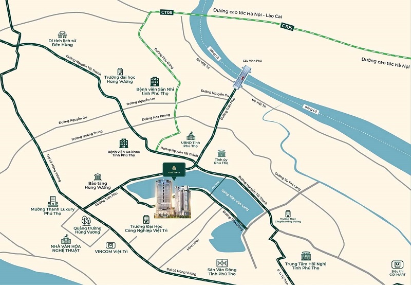 Quy mô dự án The King Tower Việt Trì