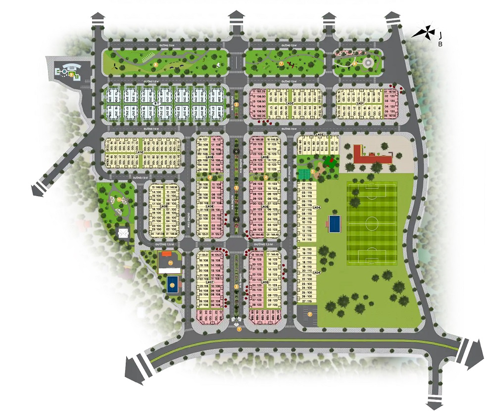 Quy mô dự án CentreVille Lương Sơn Hòa Bình
