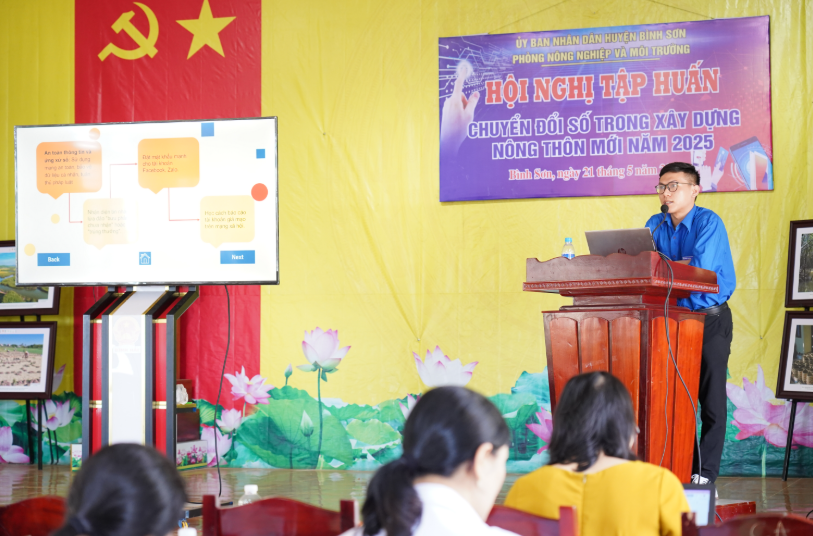 Quảng Ngãi tập huấn kỹ năng số phục vụ xây dựng nông thôn mới