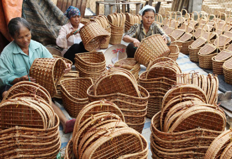 Giới thiệu làng nghề mây tre đan xã Tịnh Ấn Tây