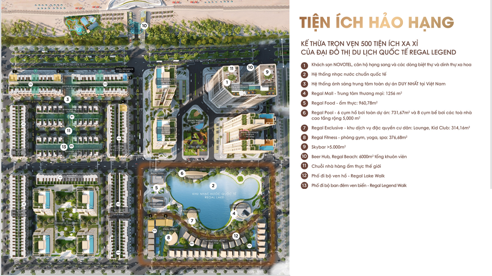 Quy mô dự án Regal Residence Premium Quảng Bình
