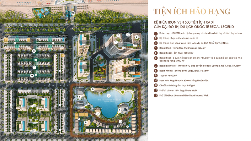 Quy mô dự án Regal Residence Luxury
