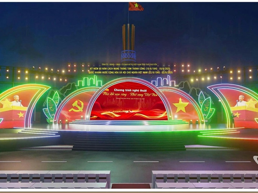 Chương trình nghệ thuật và bắn pháo hoa chào mừng Quốc khánh 2-9