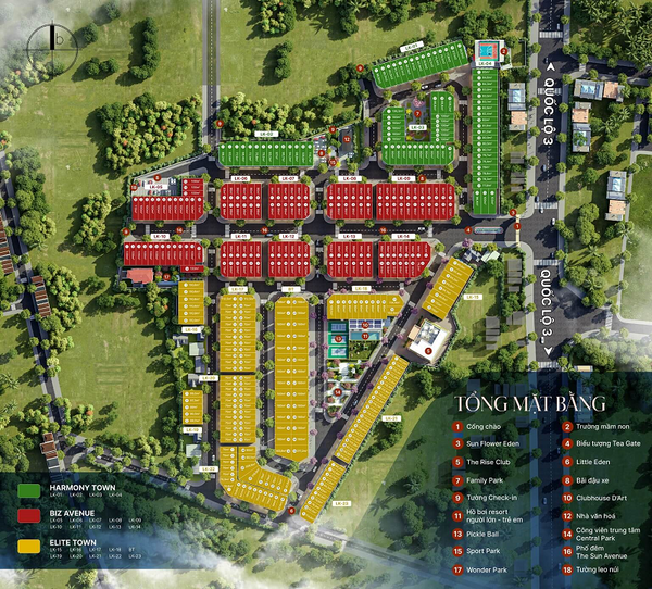 Quy mô dự án Phổ Yên City Rise Thái Nguyên