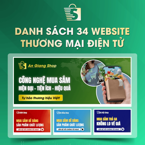 Danh Sách Website TMĐT Của 34 Tỉnh Thành Việt Nam