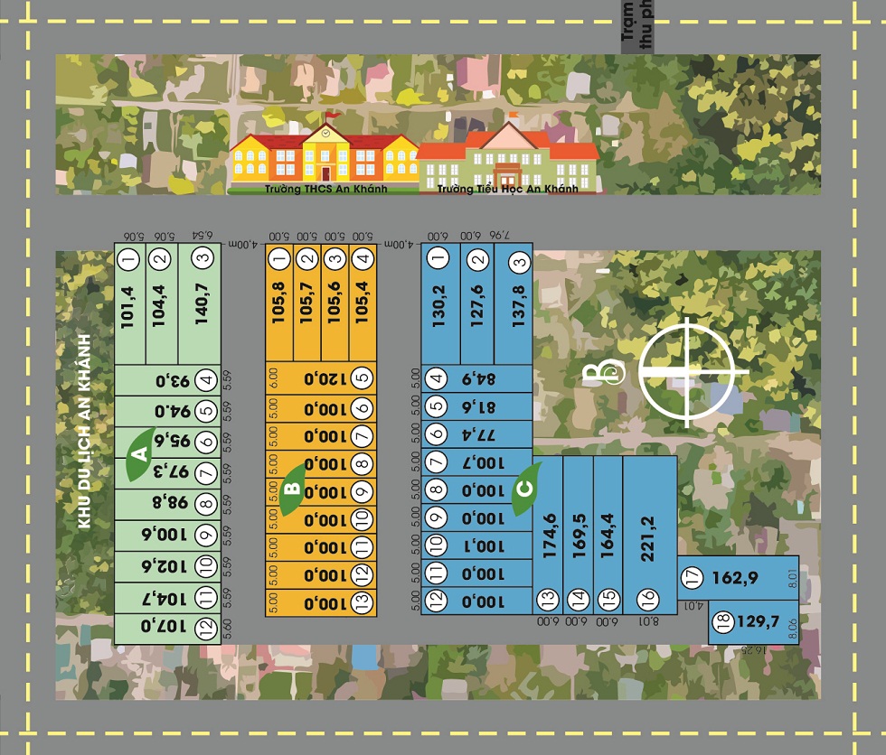 Quy mô dự án Potential Land Bến Tre