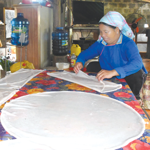 Làng Nghề Làm Bánh Phở Mã Cai