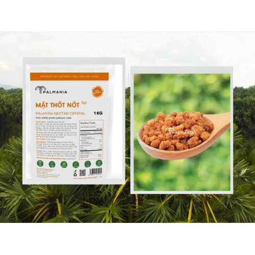 Mật Thốt Nốt Hạt Palmania 150g - Palmyra Nectar Crystal