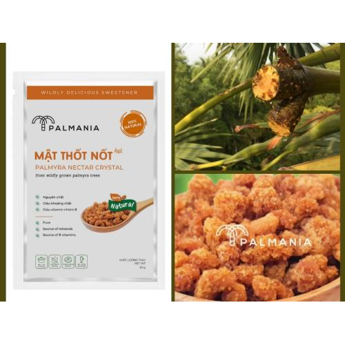 Mật Thốt Nốt Hạt Palmania 30g - Palmyra Nectar Crystal