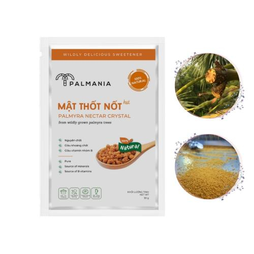 Mật Thốt Nốt Hạt Palmania 150g - Palmyra Nectar Crystal