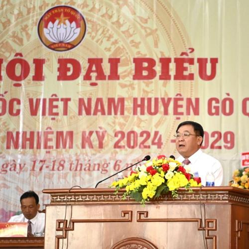 Đại hội đại biểu Mặt trận Tổ quốc huyện Gò Quao lần thứ X, nhiệm kỳ 2024-2029