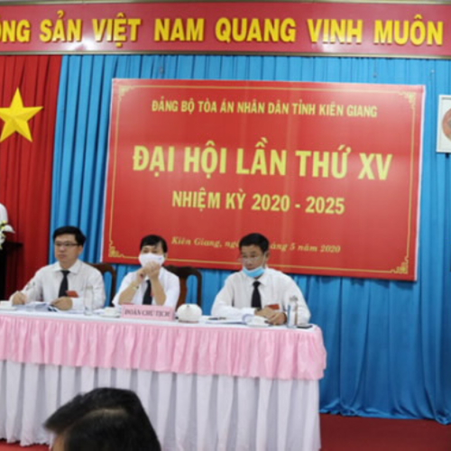 Đại Hội Đảng Bộ Tòa Án Nhân Dân Tỉnh Kiên Giang, Nhiệm Kỳ 2020 – 2025