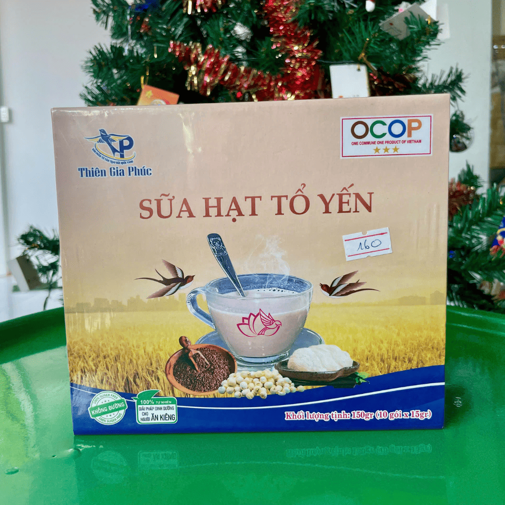 Sữa Hạt Tổ Yến Thiên Gia Phúc – Dinh Dưỡng Chân Thật Từ Gạo Lứt, Mè Đen Và Hạt Sen Tươi
