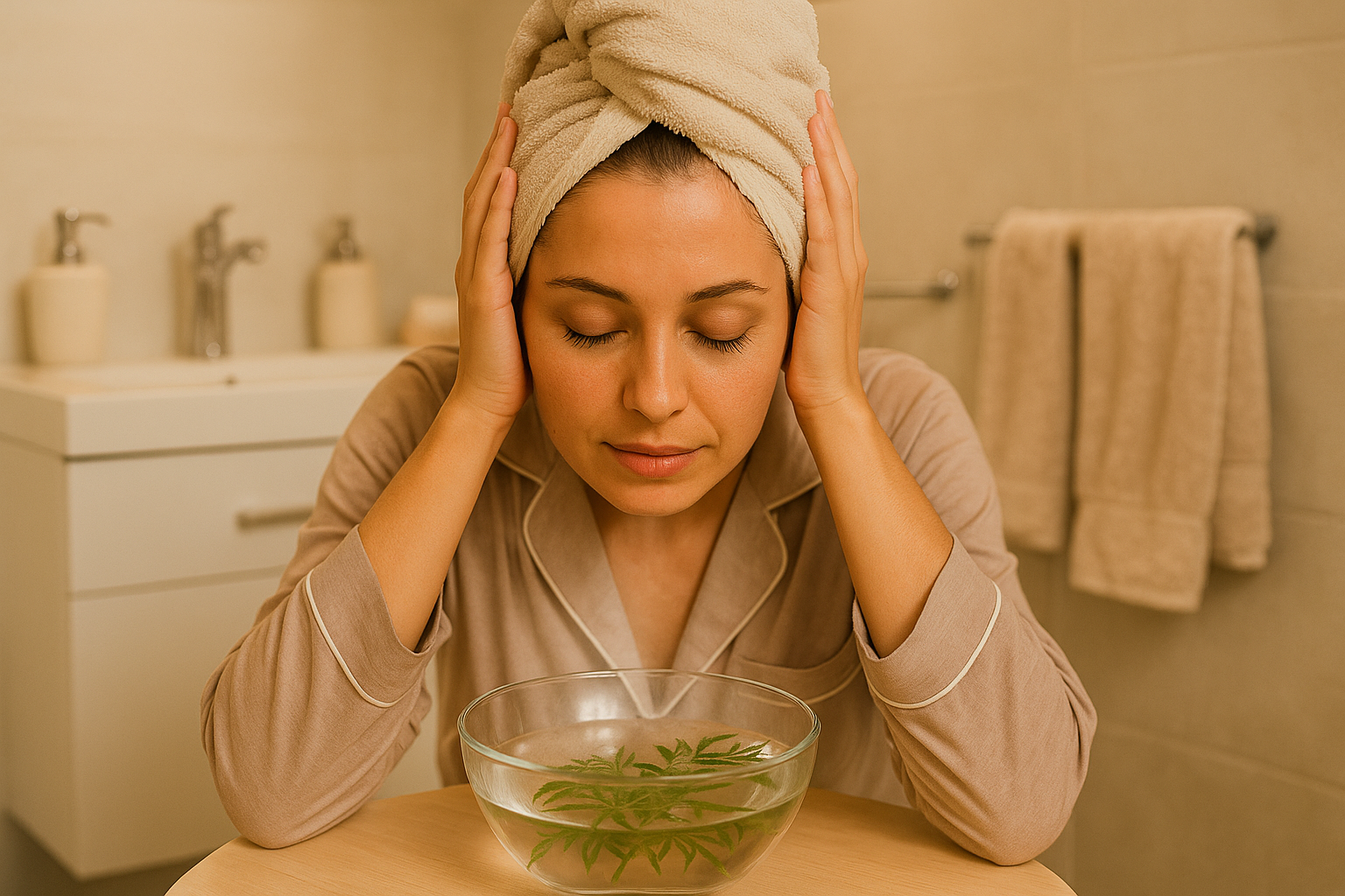 Cách 2: Xông Hơi Bằng Lá Đinh Lăng