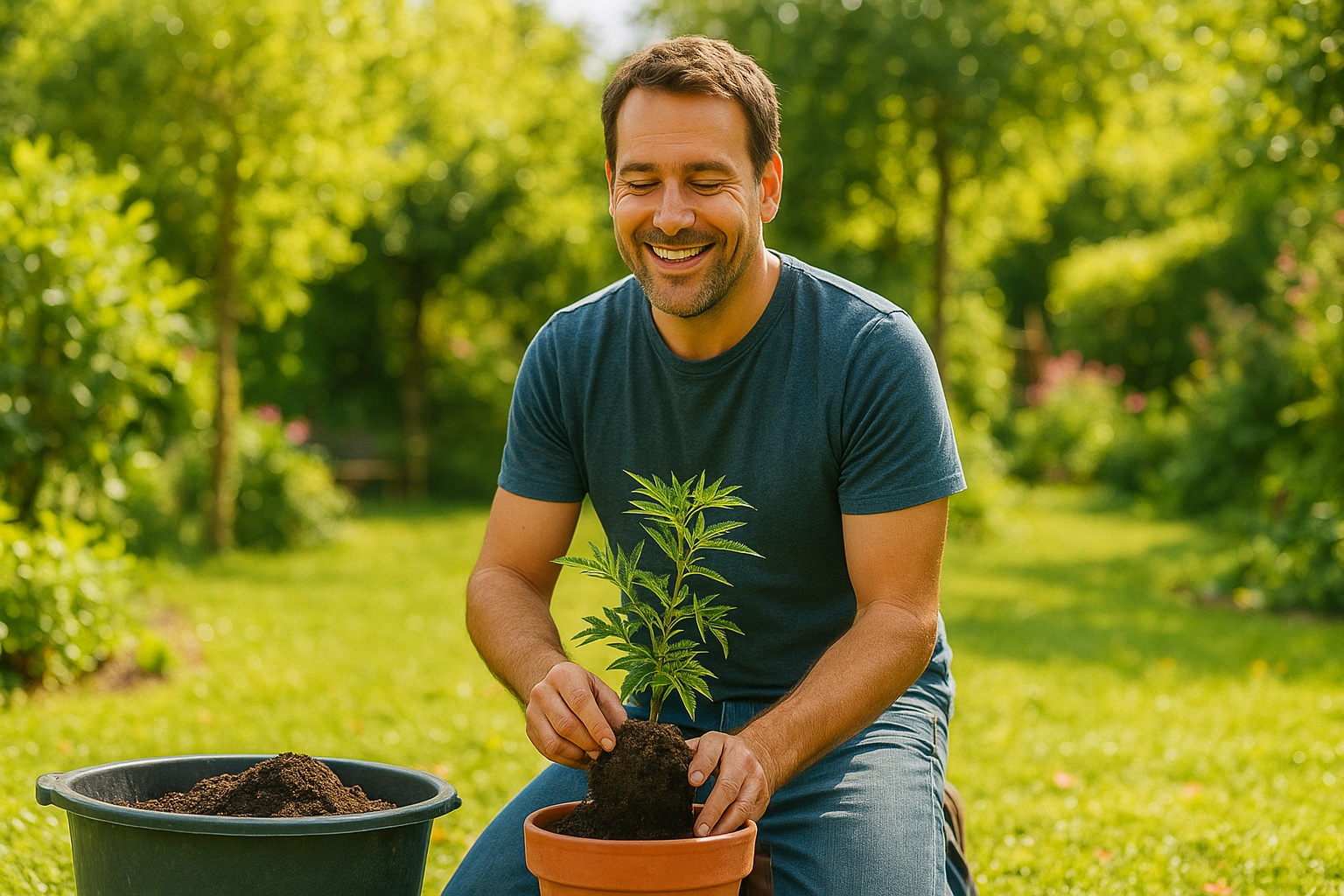 Chuẩn bị đất và chậu trồng cây đinh lăng đúng cách