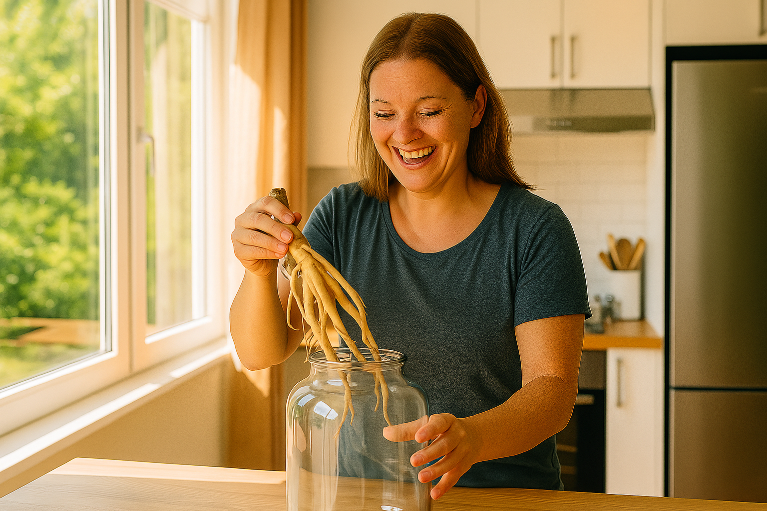 2. Cách ủ rượu đinh lăng tươi – Giữ trọn vẹn hương vị tự nhiên