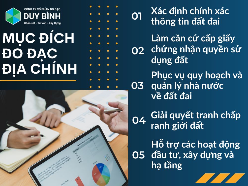 Mục đích của đo đạc địa chính