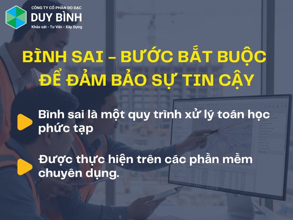 "Bình sai" – Bước bắt buộc để đảm bảo sự tin cậy