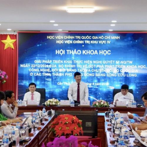 Thúc Đẩy Đổi Mới Sáng Tạo Và Chuyển Đổi Số Quốc Gia Ở Đồng Bằng Sông Cửu Long
