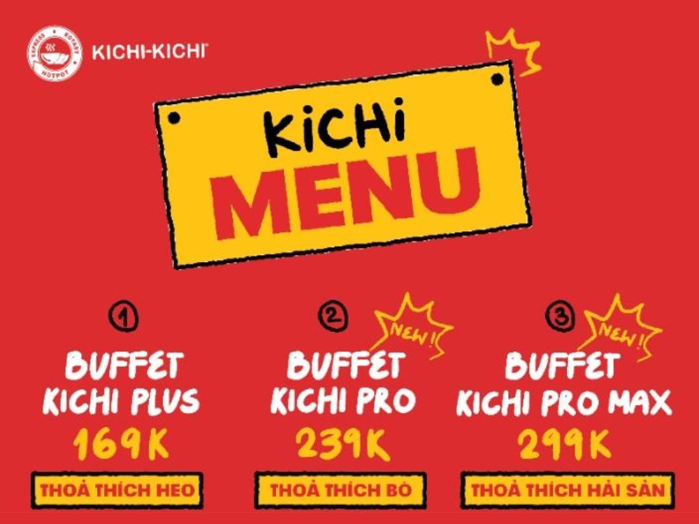 Buffet 169k - 239k - 299k