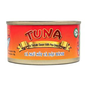 Cá Ngừ Sốt Cà Đậu Hành KTCFOOD 185g