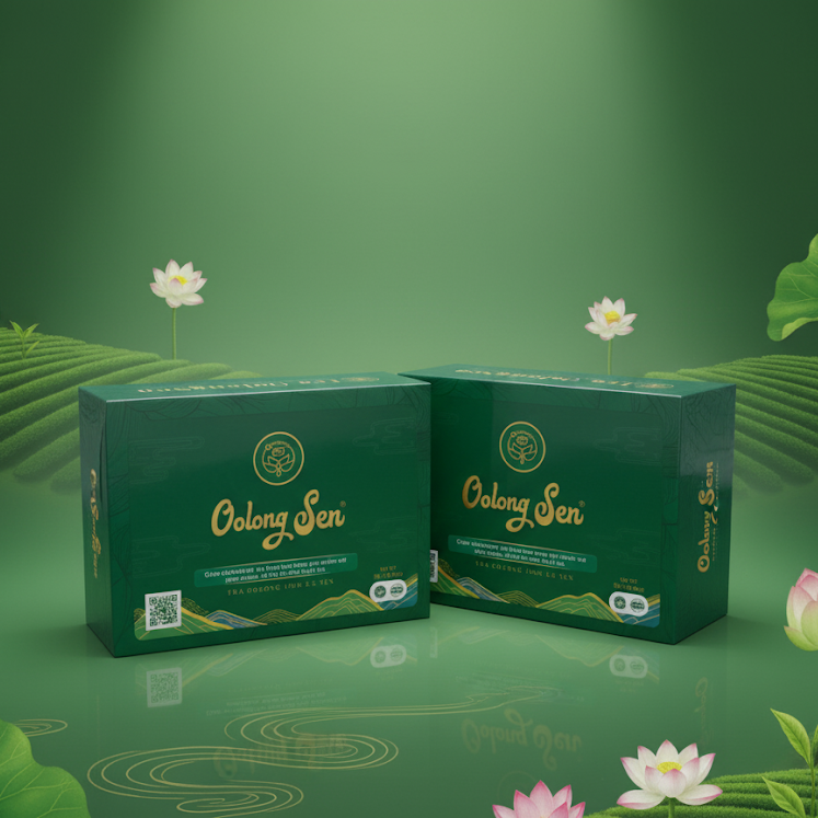 Oolong Sen Hộp 200gr - 20 gói