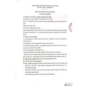 TCB CÀ PHÊ VÀNG PHIN GIẤY A RABICA YELLOW 12GR