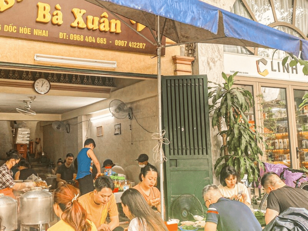 Điểm nổi bật ở bánh cuốn Bà Xuân
