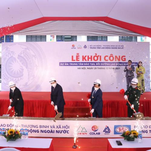 Khởi Công Dự Án Trung Tâm Đào Tạo Bồi Dưỡng Lao Động Xuất Khẩu