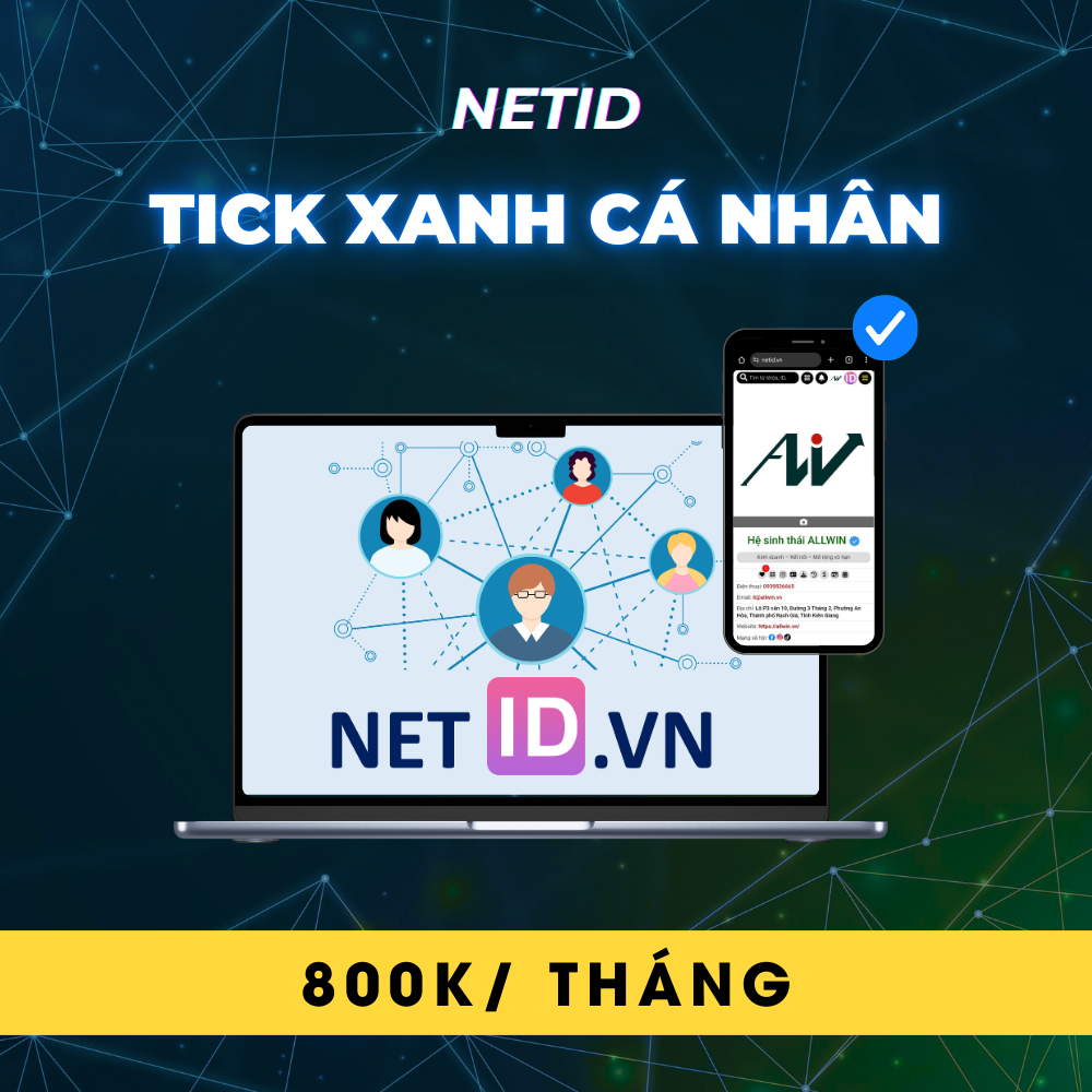 Tài Khoản NetID Tick Xanh Cá Nhân