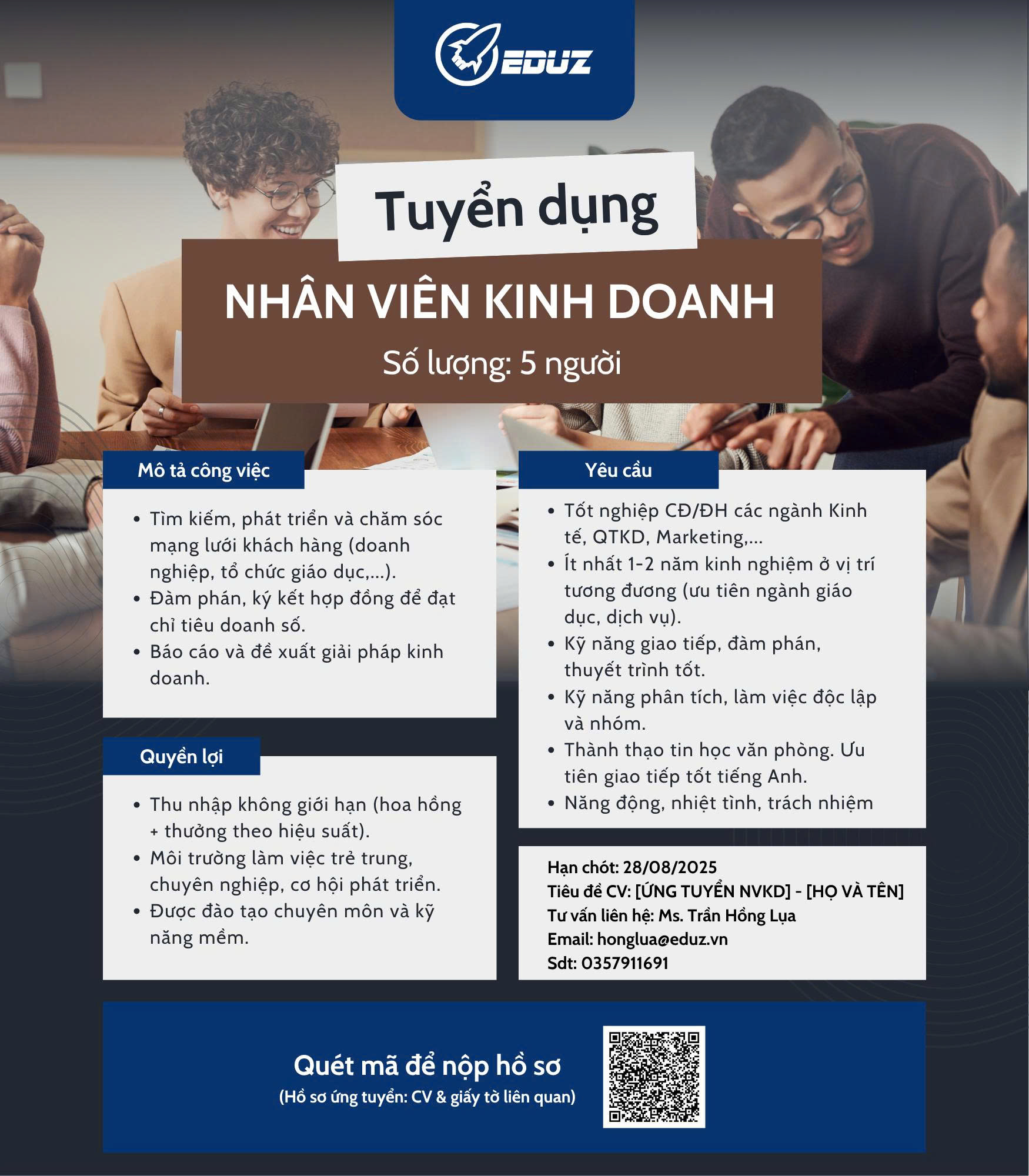 Vai trò của bạn sẽ là gì?