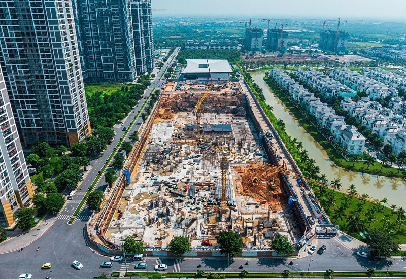 Tiến độ dự án LUMIÈRE Orient Pearl - Ocean Park 1 Hà Nội