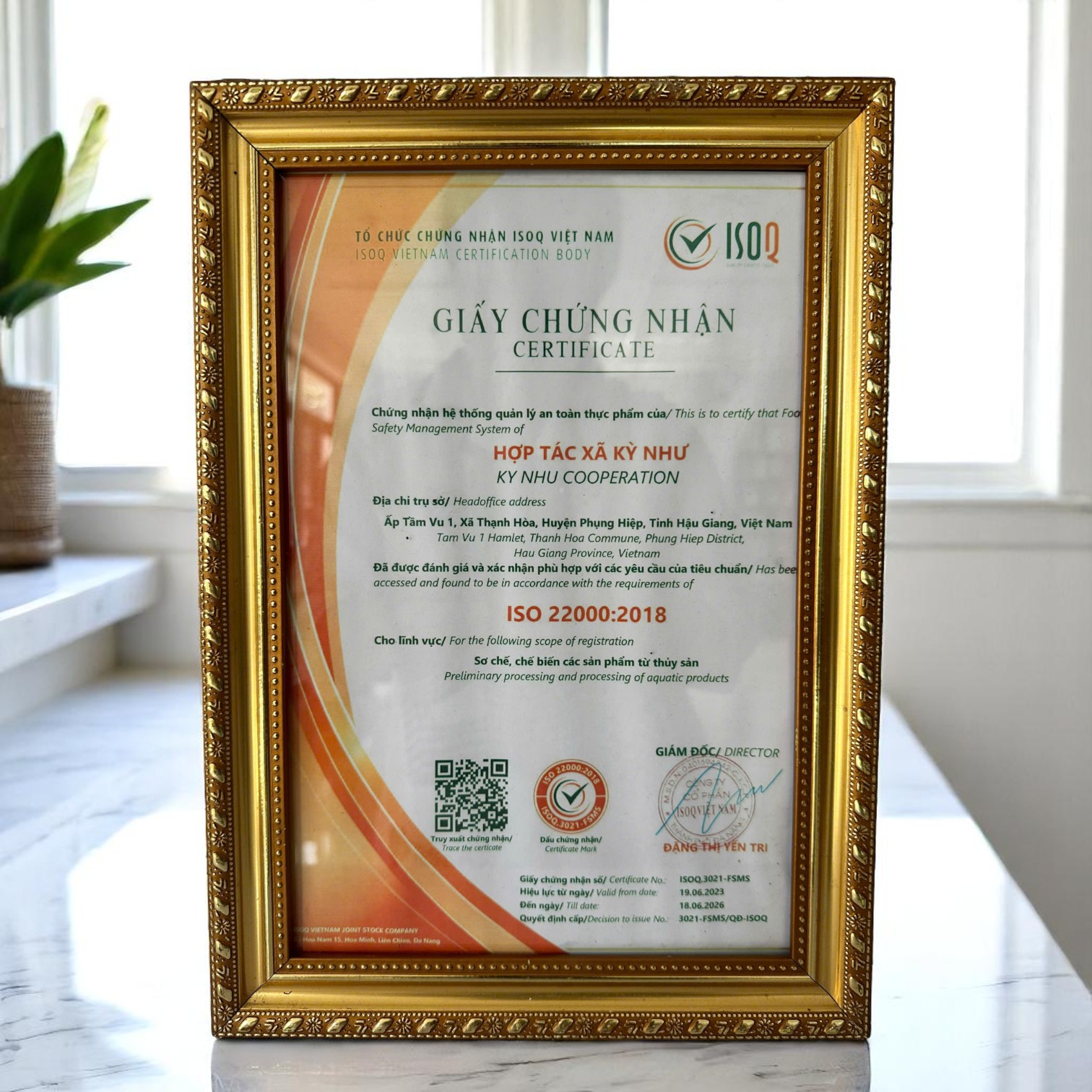 Chứng Nhận ISO 22000:2018