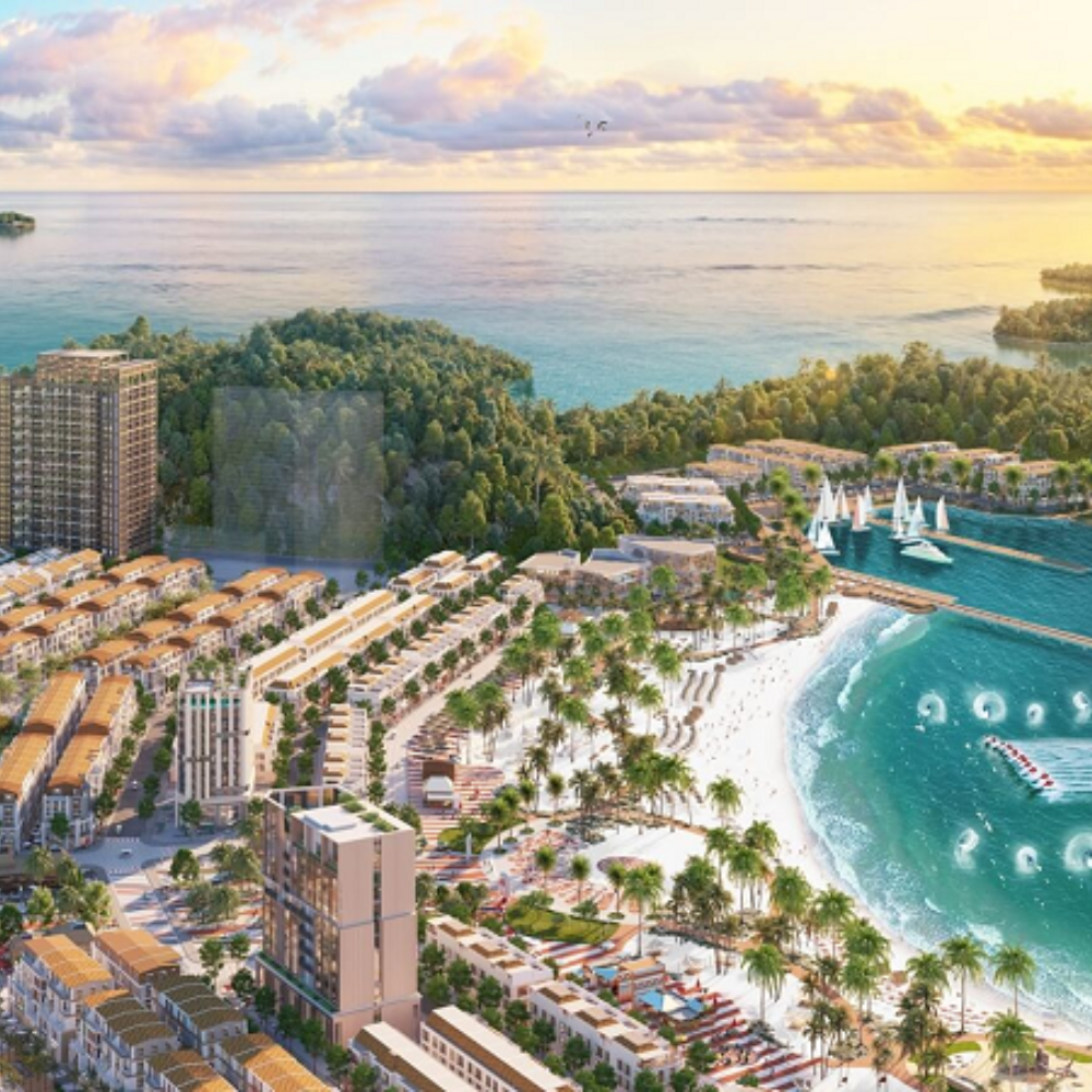 Dựa Án: Nhà phố Thương Mại Xanh Boutique Tại Xanh Island Cát Bà