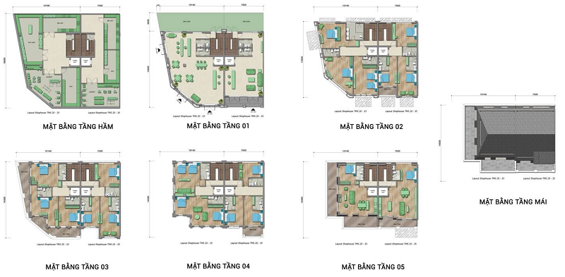 Sản phẩm dự án Xanh Boutique - Xanh Island Cát Bà