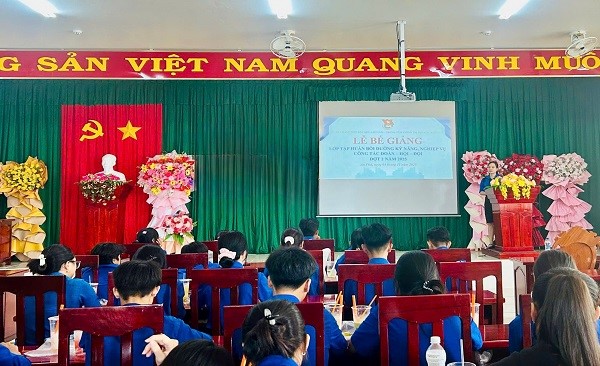 Kiên Hải tổ chức lớp tập huấn Đoàn - Hội - Đội