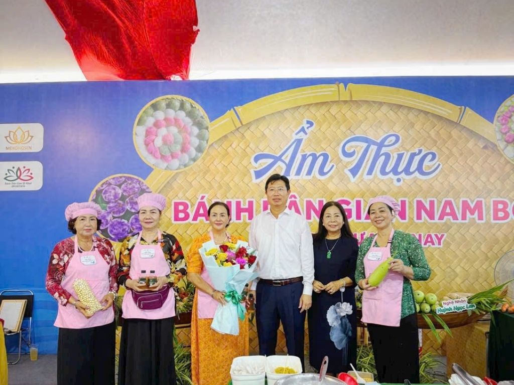 Gian hàng được gửi lời cảm ơn trang trọng