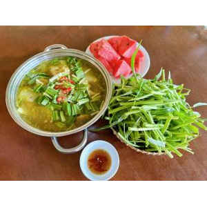 Canh Chua Sả Nghệ Hà Tiên – Sắc Vàng Biển Cả, Hương Vị Gây Thương Nhớ
