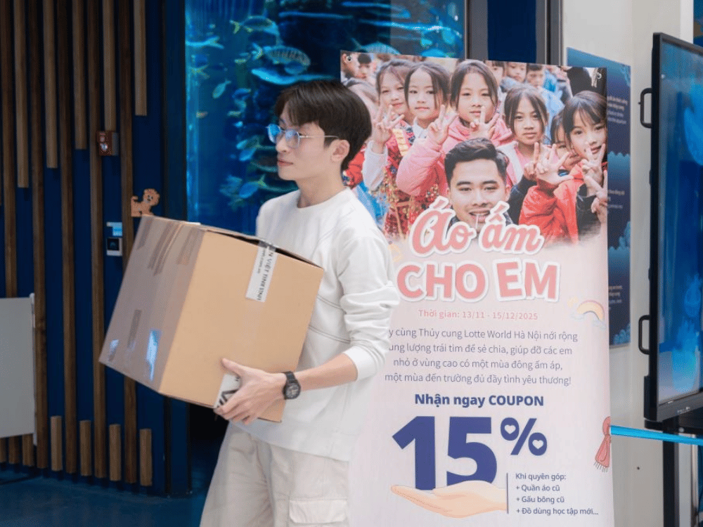 Thủy cung Lotte World Hà Nội điểm đến giải trí kết hợp trách nhiệm xã hội và giáo dục cộng đồng