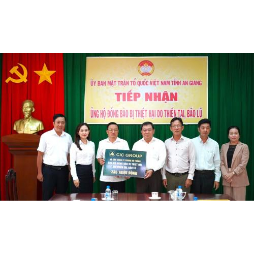 CIC Group ủng hộ đồng bào thiệt hại do thiên tai, bão lũ