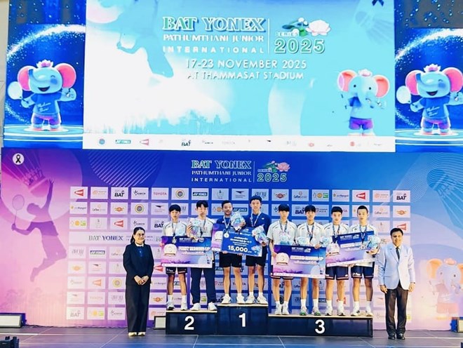 Cầu lông Việt Nam vô địch giải trẻ International Series 2025
