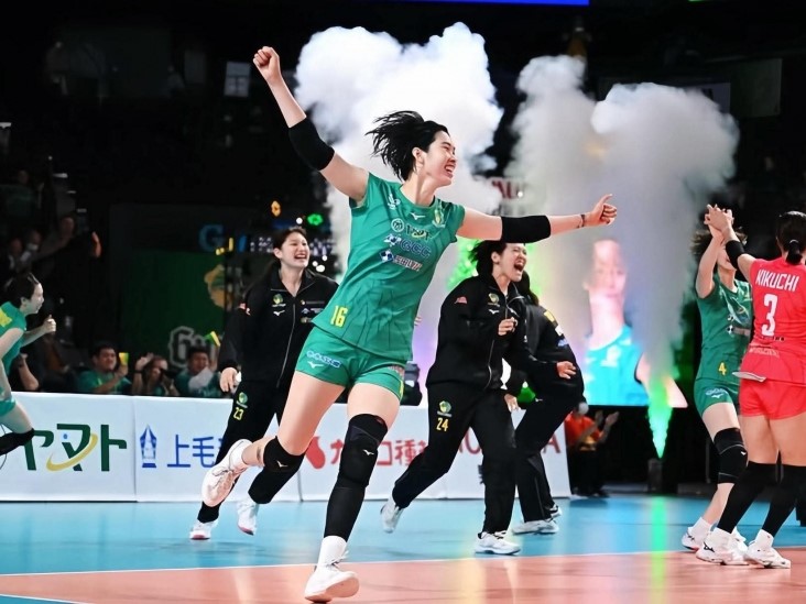 Thanh Thúy đang thi đấu thăng hoa tại Nhật Bản